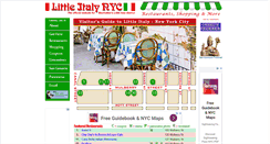 Desktop Screenshot of littleitalynyc.com