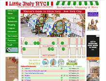 Tablet Screenshot of littleitalynyc.com